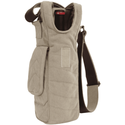 CANVAS BOTTLE BAGS WITH WINDOW