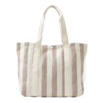 STRIPE CANVAS BEACH BAGS