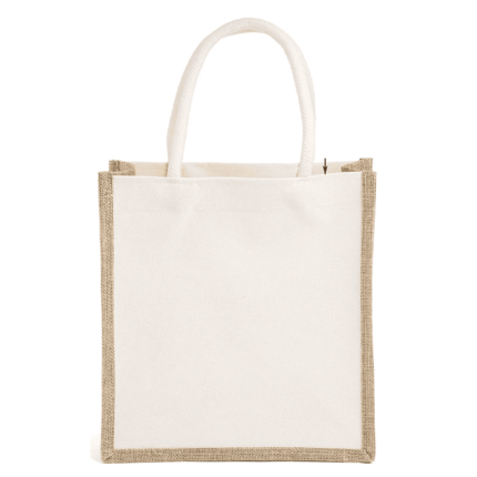 JUTE ROUND HANDLED SHOPPING BAGS