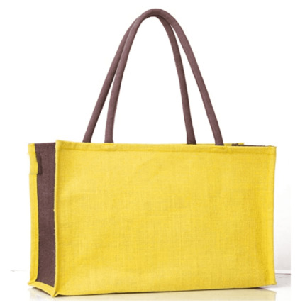 JUTE LONG HANDLED SHOPPING BAG