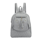 COTTON ZIPPER FRONT COLLEGE BAG
