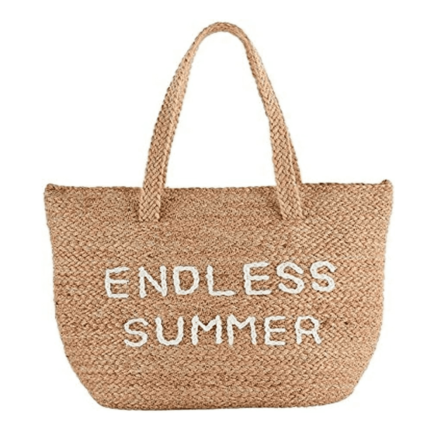TOTE EMBROIDERED JUTE BAG
