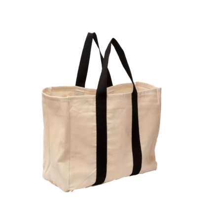 CANVAS FULL STRIPS SHOPPING BAGS