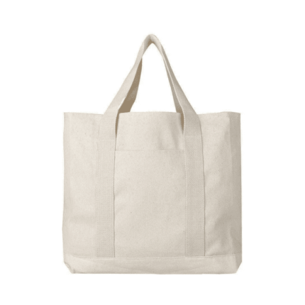 CANVAS CANE HANDLED SHOPPING BAGS