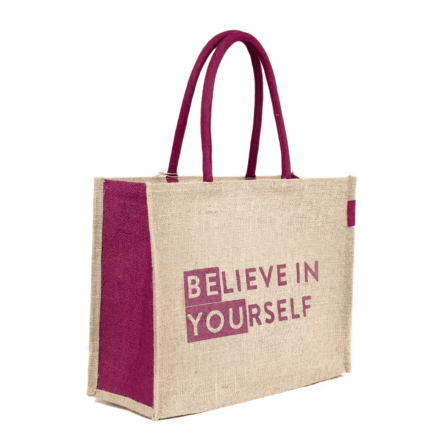 LAMINATED LOGO JUTE BAG