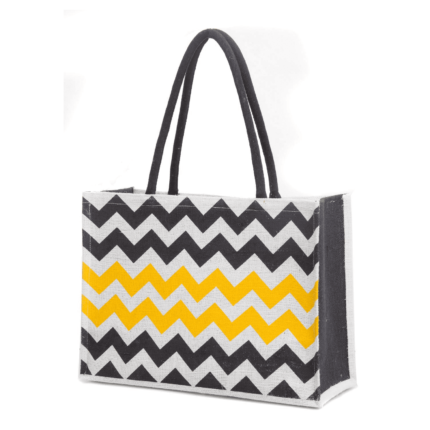 LONG HANDLED CROSSING JUTE BAG