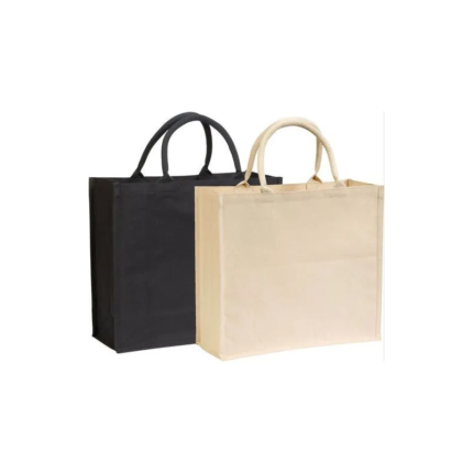 LAMINATED CANVAS GROCERY BAG