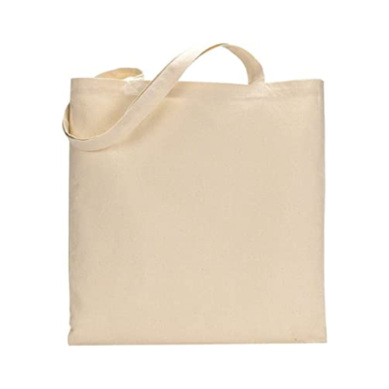 CANVAS LONG HANDLED BAG WITH LOOP HANDLE