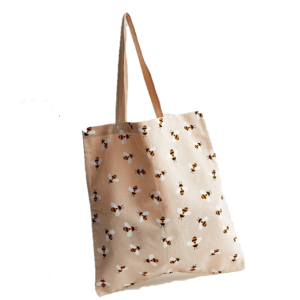 CANVAS HONEY BEE PRINTED BAG