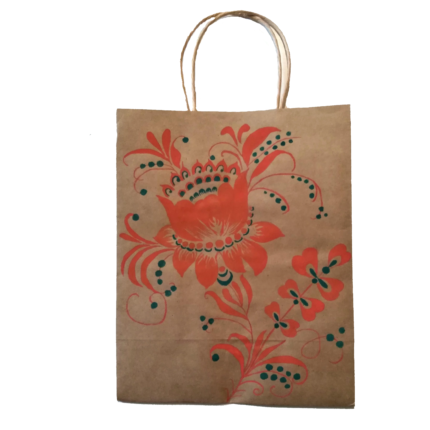 HAND PAINTED PAPER BAGS