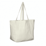 COTTON PLAIN LONG HANDLED BAG