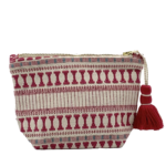 JACQUARD ZIPPER POUCH