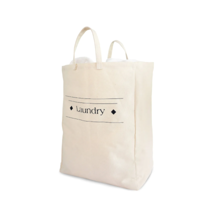 CANVAS LAUNDRY BAG WITH HANDLE