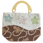 JUTE EXTRA LARGE PRINTED BAG