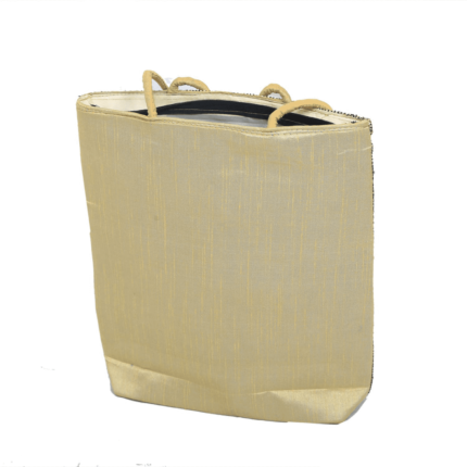 COTTON CANE HANDLED FANCY BAG