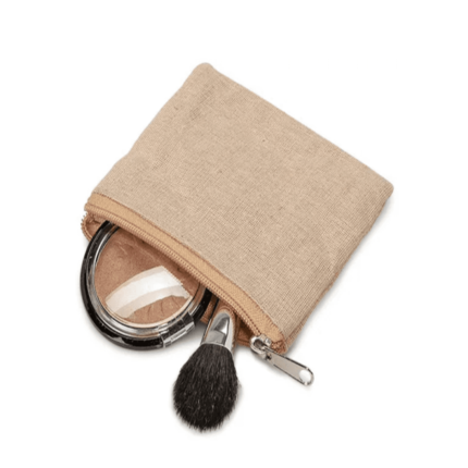 JUTE SMALL COSMETIC BAG