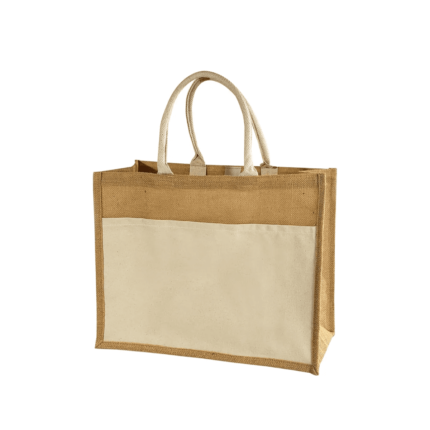 JUTE BAG WITH POCKET