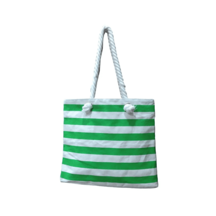 COTTON ROPE HANDLED PRINTED BAG