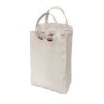 COTTON LOOP HANDLED 6 BOTTLE BAG
