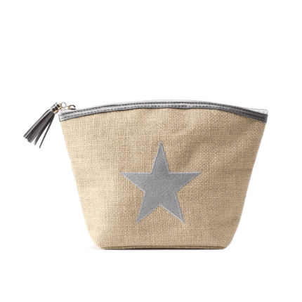 JUTE STAR COSMETIC BAG