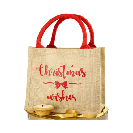 JUTE CHRISTMAS GIFT BAG
