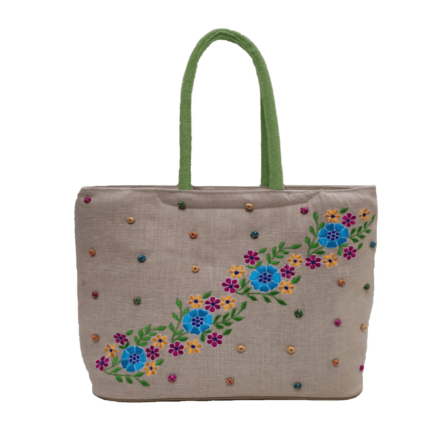 JUTE TOTE DESIGNER BAG