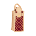 JUTE SMALL WATER BOTTLE BAG