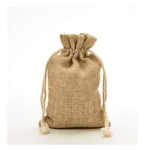 JUTE DRAWSTRING GOODIE BAG