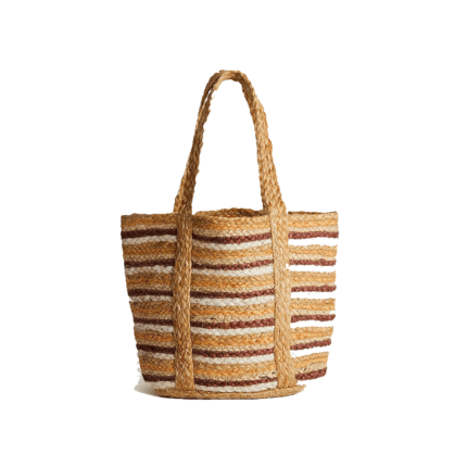 JUTE BUCKET BEACH BAG