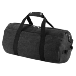 CANVAS BARREL BAG