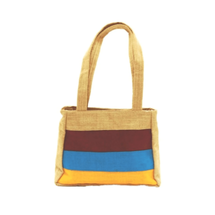 JUTE DESIGNER LUNCH BOX BAG