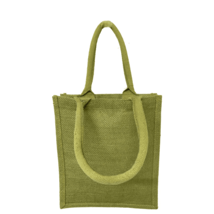 JUTE GREEN SMALL BAG