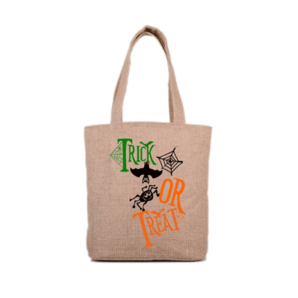 JUTE HALLOWEEN BAG