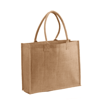 JUTE LONG HANDLED BURLAP BAG