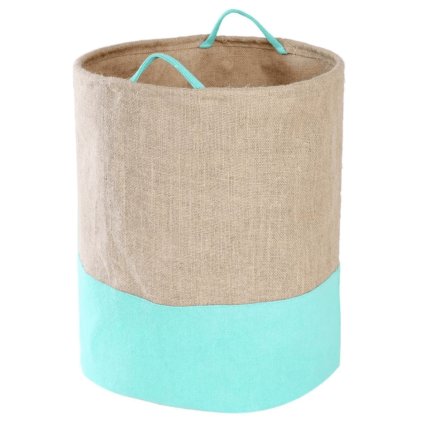 JUTE BUCKET LAUNDARY BAG
