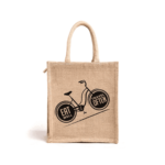 JUTE THEME PRINTED BAG