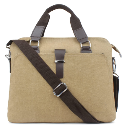 CANVAS LOOP HANDLED LAPTOP BAG