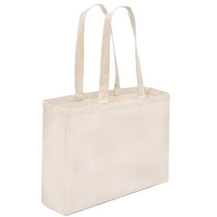 CANVAS LONG HANDLED TOTE BAG