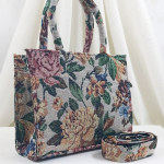Jacquard Luxury Tote Bag